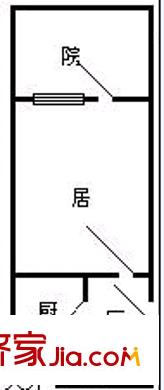 青燈新村 1室 戶(hù)型圖