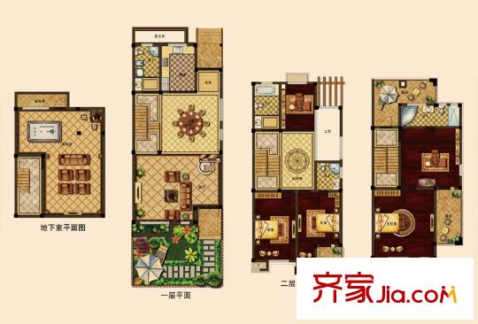 干將名邸B戶型 4室2廳4衛(wèi)1廚