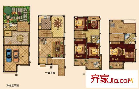 干將名邸C戶型 4室2廳3衛(wèi)1廚