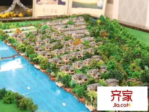 天鵝湖莊園小區(qū)沙盤展示2013.2.28
