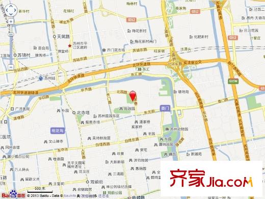 拙政別墅交通圖