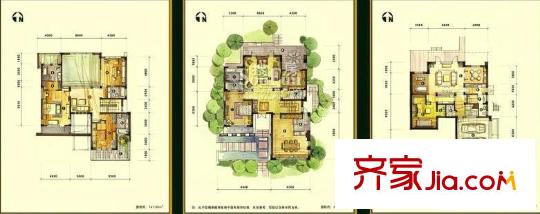 太湖高爾夫山莊55#A3戶型 6室5廳4衛(wèi)1廚