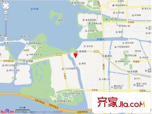 綠城蘇州御園交通示意圖