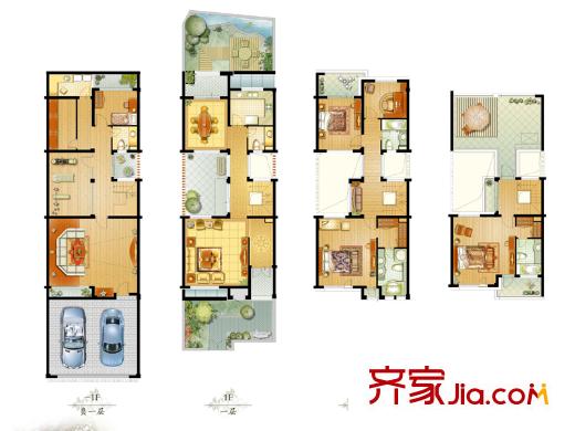 清山慧谷A1負一、一、二、三層 4室2廳4衛(wèi)
