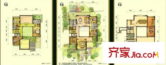 太湖高爾夫山莊28#C1戶型 6室5廳5衛(wèi)1廚