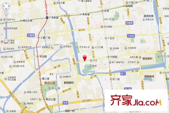 慶園交通圖
