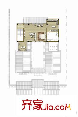 慶園9#C戶型三層 6室4廳5衛(wèi)1廚
