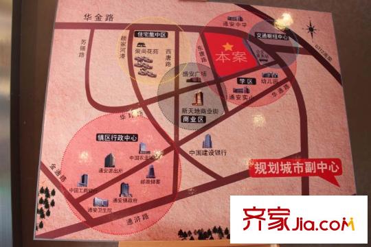 榮華世家區(qū)位圖