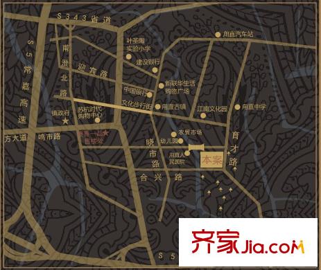 緹香一品區(qū)位示意圖