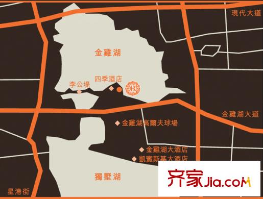 湖濱四季交通圖