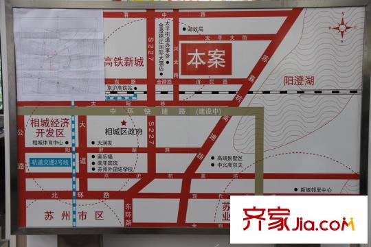 澄湖印象區(qū)位圖