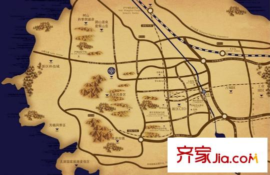 龍池山莊交通圖