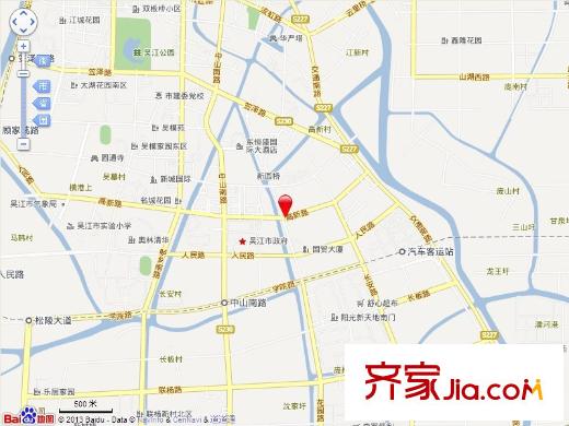偉業(yè)金域華府交通示意圖