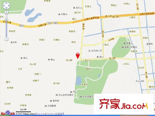 龍池山莊交通圖