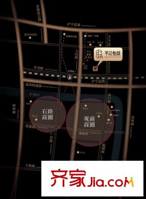 平江怡景區(qū)位圖