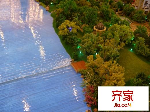 紫金灣售樓處沙盤(pán)2013-09-12