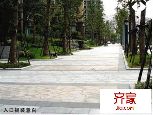 望景華庭小區(qū)道路2012.08.11