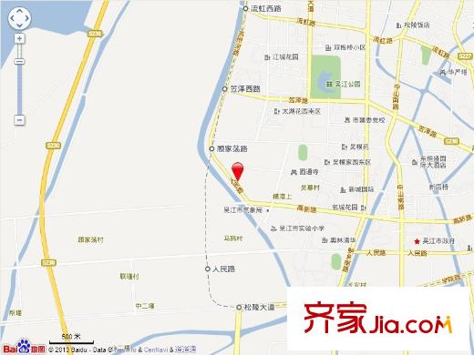 偉業(yè)濱河名墅交通示意圖