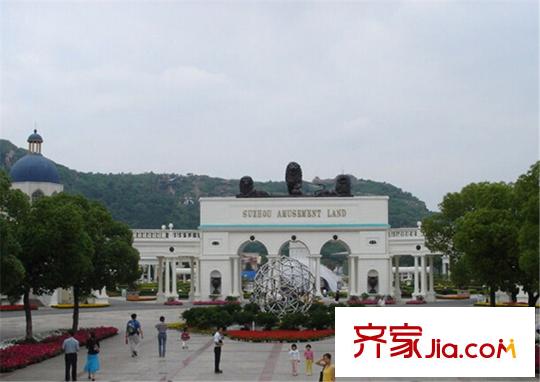 新創(chuàng)玉山廣場小區(qū)西面1000米蘇州樂園