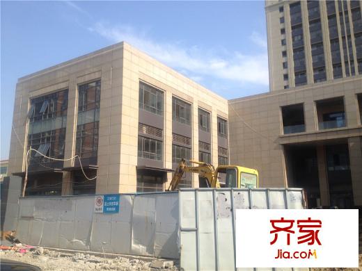 新創(chuàng)玉山廣場工地在建實(shí)景2015.6.5