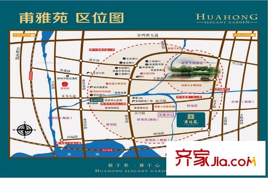 甫雅苑區(qū)位圖