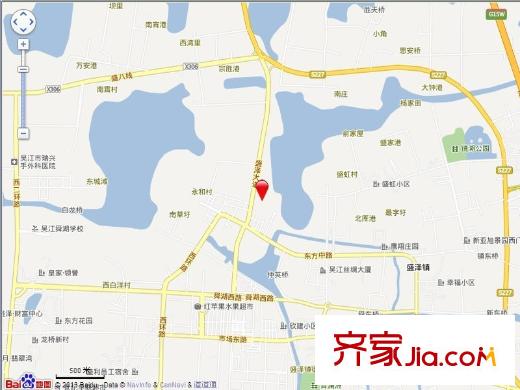 烏橋水岸花園交通圖