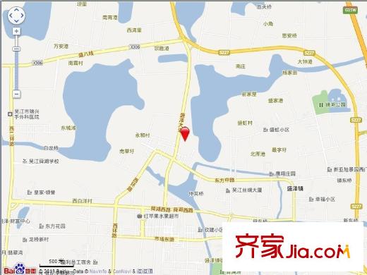烏橋水岸花園交通圖