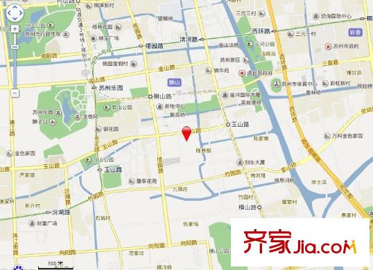 新創(chuàng)玉山廣場交通圖