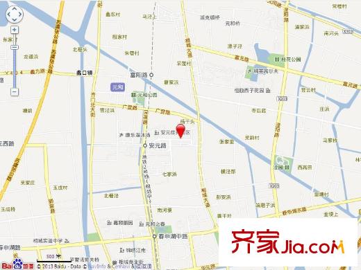 中惠晨曦怡庭交通圖