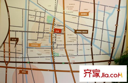 中惠晨曦怡庭交通示意圖