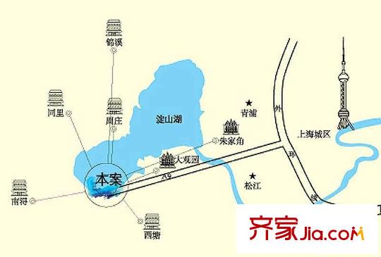 香悅水岸區(qū)位