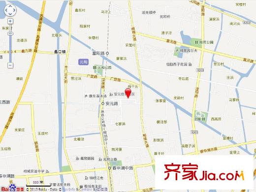 中惠晨曦怡庭交通圖