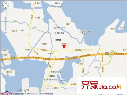 香悅水岸交通圖