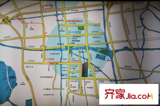 朗詩東吳綠郡區(qū)位示意圖