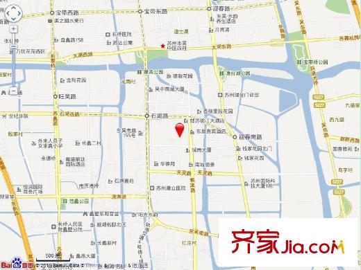 朗詩東吳綠郡交通圖
