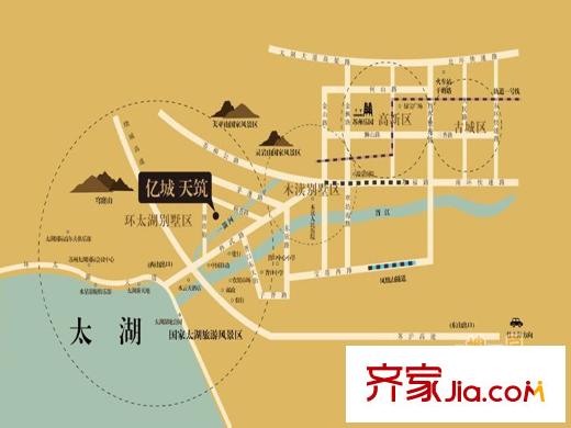 億城天筑交通圖