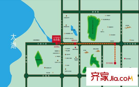 中節(jié)能生態(tài)島區(qū)位圖