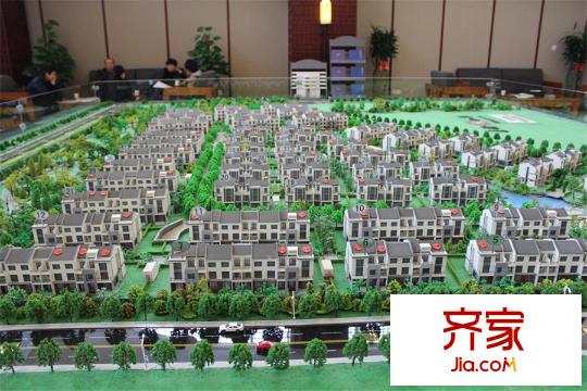 秦馀山莊售樓處實(shí)景2015.3.20