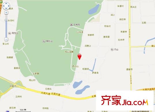 秦馀山莊交通圖