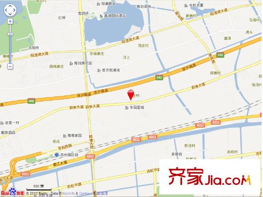 雙友新和城交通示意圖