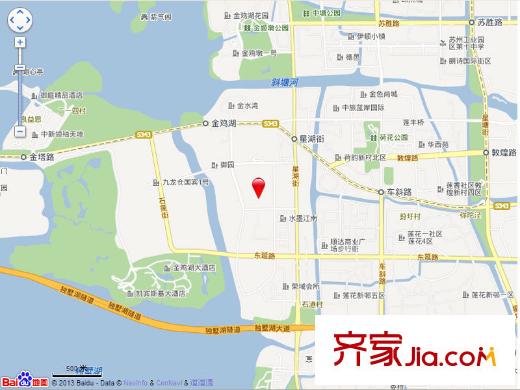 仁恒觀棠交通示意圖