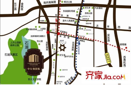 中天和景苑區(qū)位