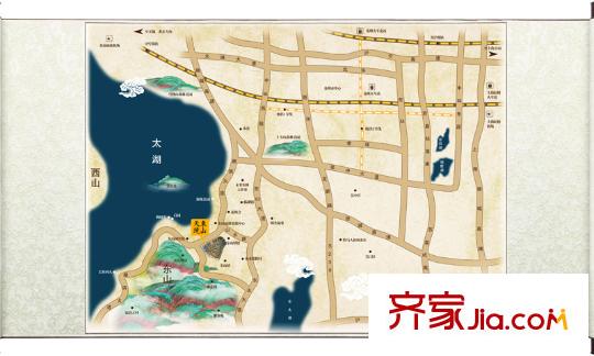 東山天境家和院項(xiàng)目區(qū)位圖