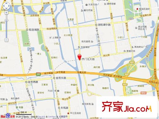 海亮香榭里交通示意圖