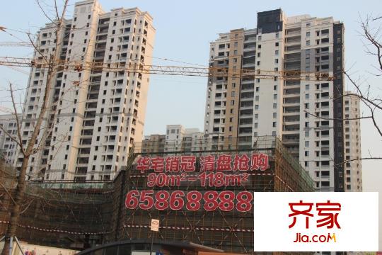 海亮香榭里工地最新工程進(jìn)度2015.03.17