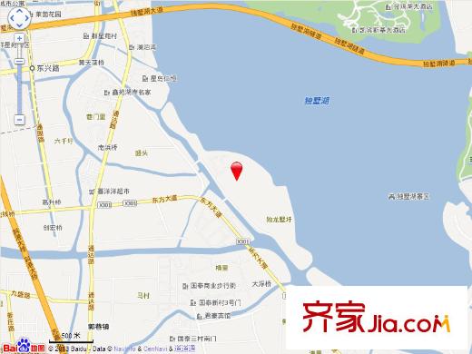 中海獨(dú)墅島區(qū)位圖