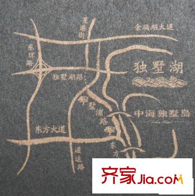 中海獨(dú)墅島交通圖