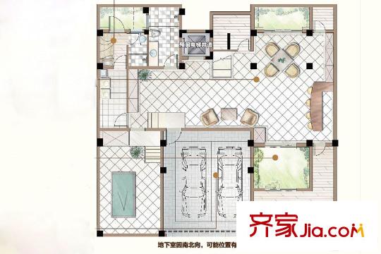 中海獨墅島獨棟別墅陽光層 4室2廳5衛(wèi)1廚