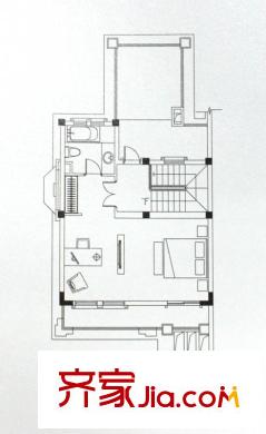 中海獨墅島一期霍亨索倫堡B戶型三層 4室2廳4衛(wèi)1廚