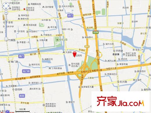 領秀冠南苑交通圖